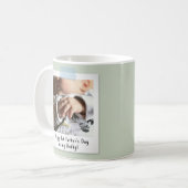 父の日のスナップショットスタイル写真のコピー コーヒーマグカップ (正面左)