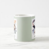 父の日のスナップショットスタイル写真のコピー コーヒーマグカップ (中央)