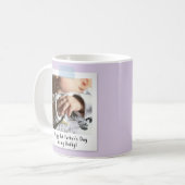 父の日のスナップショットスタイル写真のコピー コーヒーマグカップ (正面左)