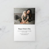 父の日のスーツとネクタイ カード (内部)