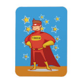 父の日のスーパーヒーロー マグネット (縦)