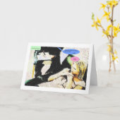 父の日のセラピスト カード (黄色い花)