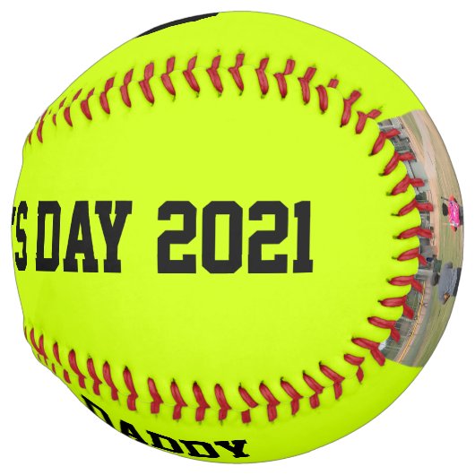 父の日のソフトボール ソフトボール (裏面左)