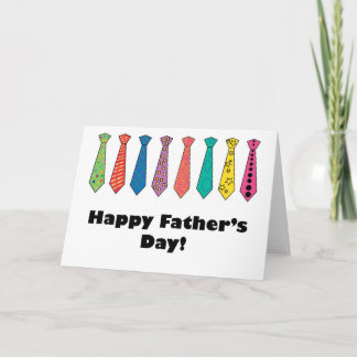 父の日のタイカード カード