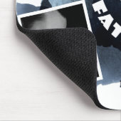 父の日のタイポグラフィおもしろいと写真 マウスパッド (コーナー)