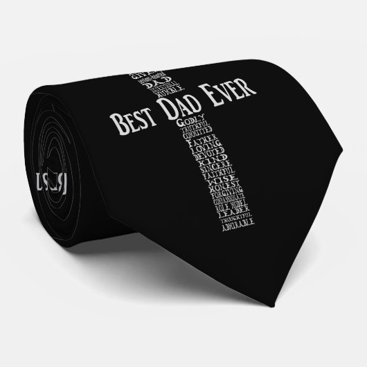 父の日のタイ、最も最高のなパパ、キリスト教のタイ ネクタイ (ロール)