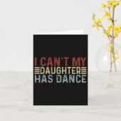 父の日のダンス名言 私はできない 私の娘は カード (黄色い花)