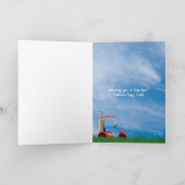 父の日のティーにゴルフボール カード (内部)