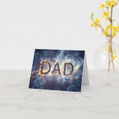 父の日のデジタルアート カード (黄色い花)