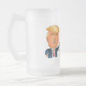 父の日のトランプおもしろいット フロストグラスビールジョッキ (左)