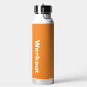 父の日のトレーニングロゴオレンジ ウォーターボトル (左面)