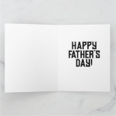 父の日のドナルド・トランプ面白いグリーティングカード カード (内部)