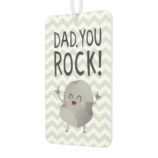 父の日のパパあなたがロックおもしろいエアクールフレッシュナー カーエアーフレッシュナー (左)