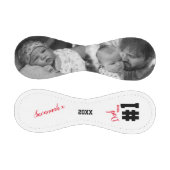 父の日のパパあなたは第1番のカスタム写真 野球ボール (パネル)