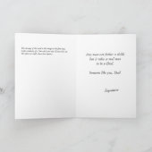 父の日のパパとバットマンの父の日としての息子 カード (内部)