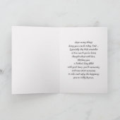 父の日のパパのために。羽毛パターン カード (内部)