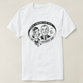 父の日のパパのための3つの応援 Tシャツ