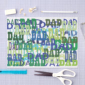 父の日のパパのティッシュペーパー 薄葉紙 (クラフト)