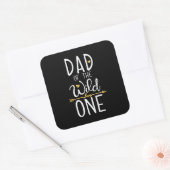 父の日のパパのワイルドラブワン スクエアシール (封筒)