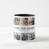 父の日のパパの写真 マグカップ (中央)