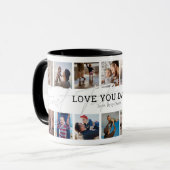 父の日のパパの写真 マグカップ (正面左)