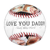 父の日のパパの写真 野球ボール