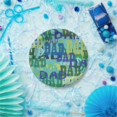 父の日のパパの紙皿 ペーパープレート (パーティー)