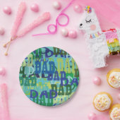 父の日のパパの紙皿 ペーパープレート (パーティー)