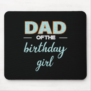 父の日のパパの誕生日女の子 マウスパッド