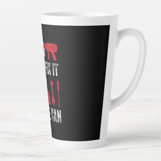 父の日のパパもしが修正できない カフェラテマグ (右)