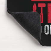 父の日のパパもしが修正できない マウスパッド (コーナー)