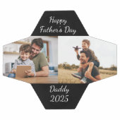 父の日のパパカスタム写真Create Your Own サッカーボール (フラット)