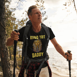 父の日のパパキングタットTシャツ Tシャツ