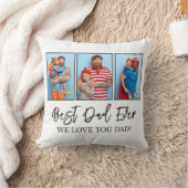 父の日のパパギフト3 Photo Collage クッション (ブランケット)