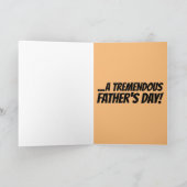 父の日のパパドナルドトランプ シーズンカード (内部)