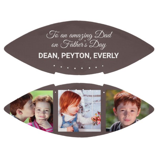 父の日のパパ写真の驚くべきカスタム写真 アメリカンフットボール (パネル)