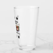 父の日のパパ写真の驚くべきカスタム写真 タンブラーグラス (左)