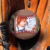 父の日のパパ写真の驚くべきカスタム写真 野球ボール