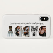 父の日のパパ写真コラージュiPhoneケース Case-Mate iPhoneケース (裏面(横))