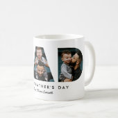 父の日のパパ写真 コーヒーマグカップ (正面右)