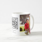 父の日のパパ最高のバイパーゴルフの写真 コーヒーマグカップ (正面右)