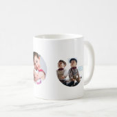 父の日のパパ詩の私の手を保持パパの写真ギフト コーヒーマグカップ (正面右)