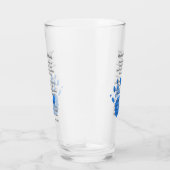 父の日のパパ詩の私の手を保持パパの写真ギフト タンブラーグラス (右)