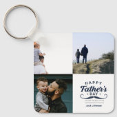 父の日のヒゲトリビュートデザイン キーホルダー (正面)