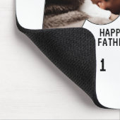 父の日のビデオゲームプレーヤーの写真 マウスパッド (コーナー)