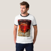 父の日のビール1杯 Tシャツ (正面フル)