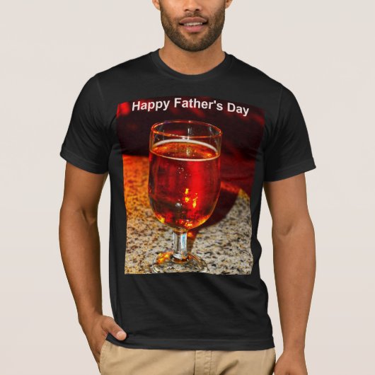 父の日のビール1杯 Tシャツ (正面)