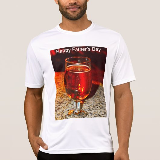 父の日のビール1杯 Tシャツ (正面)