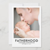 父の日のフォトカード カード (正面)