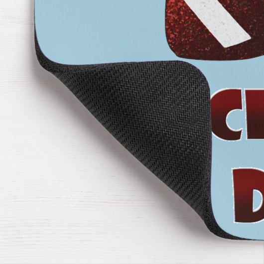 父の日のフットボールの接地のパパ マウスパッド (コーナー)